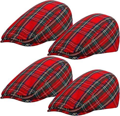 SATINIOR 4 Pieces Newsboy Hats for Men Flat Caps Irish Hat Cabbie Hunting Cap in Saudi Arabia