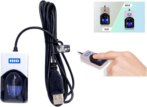المصادقة البيومترية لقارئ بصمات الأصابع - DigitalPersona URU4500 USB - ماسح بصمات الأصابع - ماركة HID الأصلية in Saudi Arabia