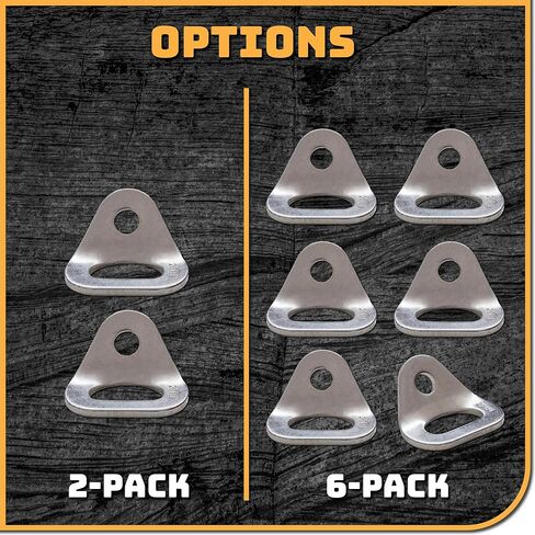 26kN Climbing Wall Bolt Hanger/Anchor/Tiedown for 3/8" Screw/Bolt Ideal for Rock Climbing and Home Gyms, Hammocks, Trailer Tie-Downs. Robust, Load-Bearing Steel Tie-Off in Kuwait