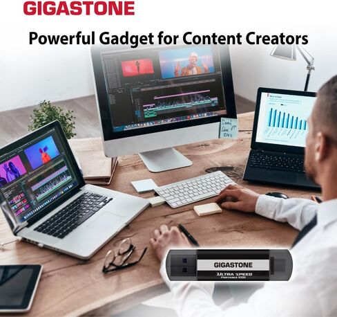 Gigastone USB-C SSD 500GB Gaming SSD PS5 iPhone15 USB3.2 Gen2 500MB/s Type-A + Type-C محرك أقراص الحالة الصلبة المحمول MacBook iPad Xbox الكمبيوتر المحمول الذكي SSD محرك الأقراص الصلبة الاحتياطية in Kuwait
