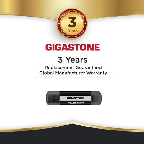 Gigastone USB-C SSD 500GB Gaming SSD PS5 iPhone15 USB3.2 Gen2 500MB/s Type-A + Type-C محرك أقراص الحالة الصلبة المحمول MacBook iPad Xbox الكمبيوتر المحمول الذكي SSD محرك الأقراص الصلبة الاحتياطية in Kuwait