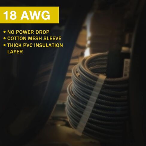 Clovertale Braided ATX Sleeved Cable Extension Kit for Power Supply Cable Kit, PSU Connectors, 24 Pin, 8 Pin, 6 Pin 4 + 4 Pin, 6 Pack, with Cable Comb 24 Pieces Set 24-Pin, 8-Pin, 6-Pin in Saudi Arabia