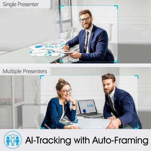 Angetube 4K Webcam with AI Tracking,Remote Control 4K Web Camera/10X Digital Zoom 1080P 60fps Web cam with USB 3.0 HDR/Dual Noise Cancelling Microphones for Video Calls/Meetings/Streaming/Skype/Zoom in Saudi Arabia
