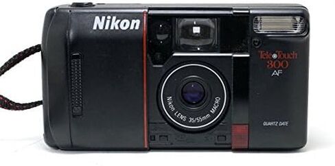كاميرا Nikon Tele-Touch 300 / TW20 AF مقاس 35 مم مع عدسة نيكون 35/55 مم ماكرو (متجددة) in Saudi Arabia