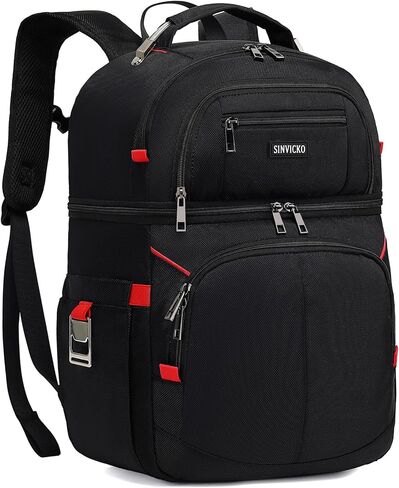 Insulated Cooler Backpack,Double Deck Leakproof Cooler Bag,Insulated Backpack Cooler Lunch Backpack for Men Women in Kuwait