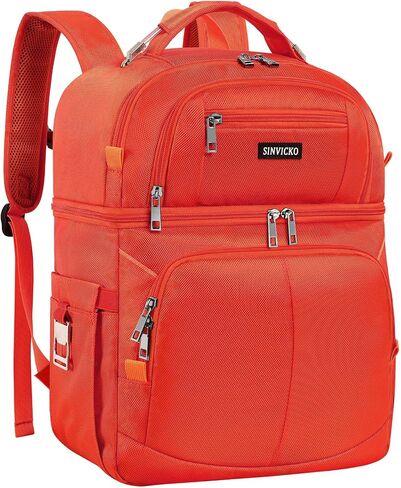 Insulated Cooler Backpack,Double Deck Leakproof Cooler Bag,Insulated Backpack Cooler Lunch Backpack for Men Women in Kuwait