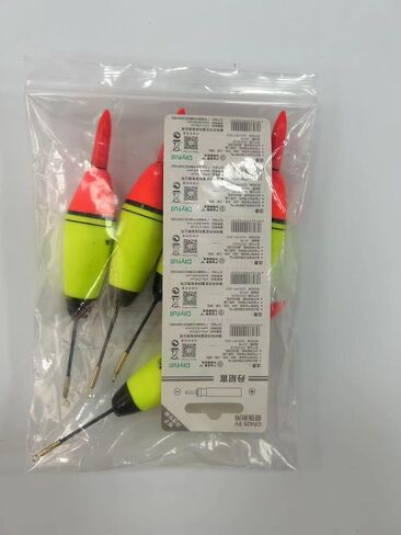 QualyQualy 5 قطع LED ضوء Bobbers الصيد يطفو الصيد Bobbers المياه المالحة المياه العذبة ليلة الصيد الصيد يطفو مضاءة Bobbers لCrappie Walleye سمك السلور باس سمك السلمون المرقط in Kuwait