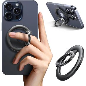 LISEN for Magsafe Phone Grip Holder Magnetic Phone Ring, Rotatable Phone Ring Holder Stand Magsafe Pop Socket for iPhone 16 Pro Max Plus iPhone 15 14 13 12 MagSafe Case MagSafe Accessories
