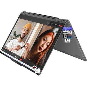 Lenovo Yoga 7i 2-in-1 16" 2K WUXGA Touchscreen Laptop, Intel Core Ultra 5 125U 12-Core Processor, 16GB RAM 1TB SSD, Fingerprint Reader, Backlit Keyboard, Wi-Fi 6E, Windows 11 Home, Storm Grey