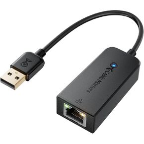 Cable Matters Plug & Play USB to Ethernet Adapter with PXE, MAC Address Clone Support (Ethernet to USB 2.0 Adapter, Ethernet Adapter for Laptop) Supporting 10/100 Mbps Ethernet Network