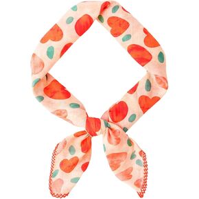 GERINLY Holiday Neckerchief Festival Print Square Scarf Fashion Head Wrap Ponytail Accessories for Anniversary