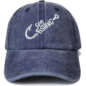 Embroidered Gone Fishing Hats
