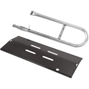 CGG200(1-Pack) Porcelain Steel Heat Plate and Burner Replacement for Cuisinart CGG-200, CGG-220 and CGG-240 All Foods Portable Gas Grillls