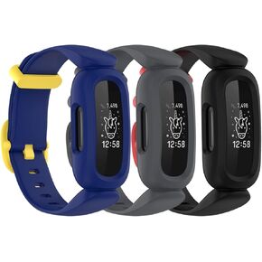Ace 3 Bands Compatible with Fitbit Ace 3 Band Straps Skin-Friendly Colorful Ace 3 Watchband Strap Wristband Bracelet Replacement Accessories Ace 3