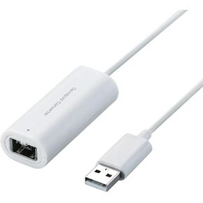ELECOM Gamepad Converter for Wii Controllers, Support Wii Game Classic Controller and Classic Controller Pro, Only Compatible with Windows PC 39 inch Cable Length (JC-W01UWH)