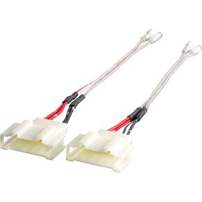 RED WOLF Door Speaker Wiring Harness Connector Plug Replacement for Volkswagen VW 2009-2018 Tiguan, 1999-2019 Golf, 1999-2016 Jetta, 1999-2019 Beetle, 1999-2019 Passat Install Car Speaker Wire Cable