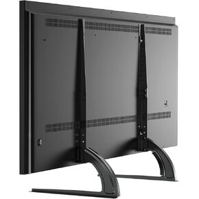 حامل تلفزيون عالمي MOUNTUP، حامل تلفزيون على الطاولة لمعظم أجهزة تلفزيون LCD بشاشة مسطحة مقاس 32-65 بوصة، ساق تلفزيون قابلة للفصل تناسب الحد الأقصى VESA 800x600 مم، قاعدة تلفزيون مع 3 تعديلات للارتفاع، تحمل ما يصل إلى 88 رطل MU1010 in Kuwait