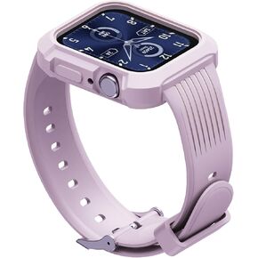 أحزمة متوافقة مع ساعة Apple 38 مم 40 مم 41 مم 42 مم 44 مم 45 مم سلسلة 9 8 7 6 5 4 3 2 1 SE SE2 حزام بديل لأساور iWatch الرياضية مع حافظة للرجال والنساء