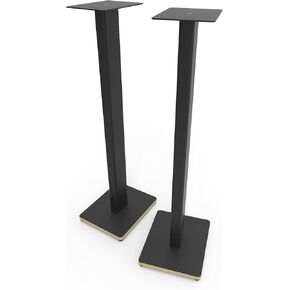 Kanto ST34P 34 بوصة حامل مكبر صوت أرضي عالمي لمكبرات صوت رف الكتب حتى 30 رطلاً (13.6 كجم) | صوت محسن | إدارة الكابلات المخفية | تصميم خالد، فولاذ أسود مع قاعدة من الخشب الرقائقي النهائي | زوج in Kuwait