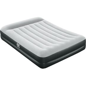 SEALY Tritech 16" Inflatable Air Mattress Bed with Built-in Pump, Storage Bag, and Repair Patch for Indoor and Outdoor Use, Queen