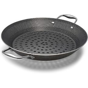 HexClad Hybrid Nonstick BBQ Grill Pan, Dishwasher-Friendly, BBQ and Oven-Safe Up to 900°F