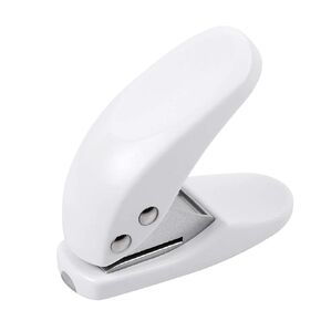 Mini Hole Punch, 10 Sheet Punch Capacity, Single Ring Cute Handheld Hole Punch (1 Blue)