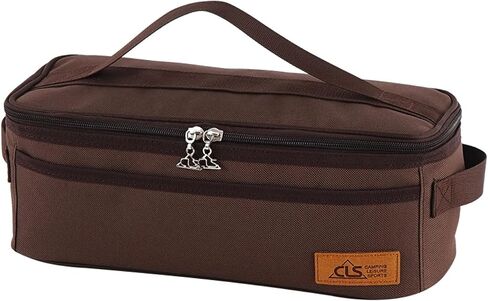 Azarxis Camping Cooking Utensils Organizer Bag Travel Storage Bag Portable Small Stuff Case for Storing Flatware Cutlery Digital Accessories Cosmetics Makeup Brushes in Saudi Arabia