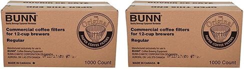 BUNN 12-Cup Commercial Coffee Filters, 1000 Count (Pack of 1), 20115.0000 in Kuwait