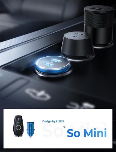 LISEN 90W USB C Car Charger Fast Charging, Dual PD 45W USB C Port for iPhone 16 Car Charger, Super Fast Car Charger USB C Cigarette Lighter Adapter with USB C & Lightning Cable for iPhone 15/14/Galaxy in Kuwait