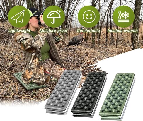 Portable Seat Cushion,Hunting Lightweight Foam Sit Pad,Camping Foam Mat for Hunting,Camping,Hiking, Outdoor Activities in Saudi Arabia