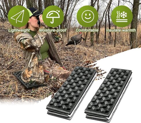 Portable Seat Cushion,Hunting Lightweight Foam Sit Pad,Camping Foam Mat for Hunting,Camping,Hiking, Outdoor Activities in Kuwait