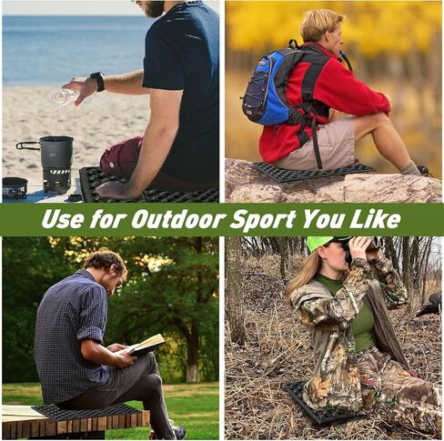 Portable Seat Cushion,Hunting Lightweight Foam Sit Pad,Camping Foam Mat for Hunting,Camping,Hiking, Outdoor Activities in Kuwait