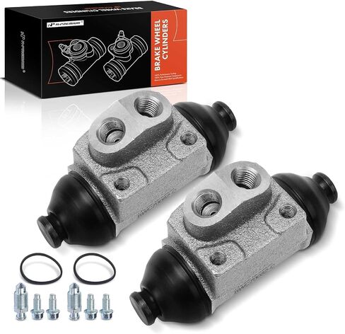 A-Premium Rear Driver or Passenger Drum Brake Wheel Cylinder Compatible with Select Ford Models - Focus 2000-2001, Automatic Transmission - Replace# YS4Z2261AA, YS4Z2261AB in Kuwait