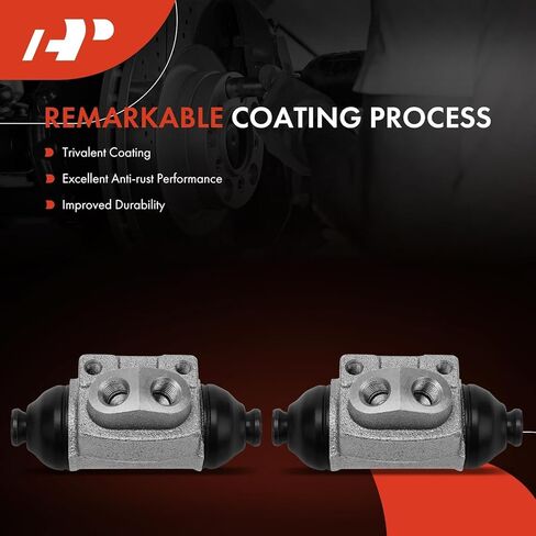 A-Premium Rear Driver or Passenger Drum Brake Wheel Cylinder Compatible with Select Ford Models - Focus 2000-2001, Automatic Transmission - Replace# YS4Z2261AA, YS4Z2261AB in Kuwait