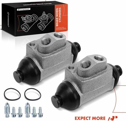 A-Premium Rear Driver or Passenger Drum Brake Wheel Cylinder Compatible with Select Ford Models - Focus 2000-2001, Automatic Transmission - Replace# YS4Z2261AA, YS4Z2261AB in Kuwait