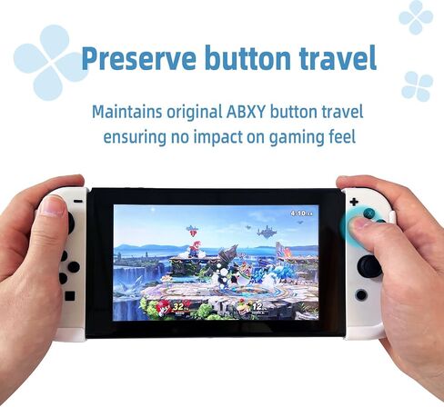 استمتع بتجربة MystiForge من الراحة والثبات المعزز مع قبضة Joy-Con المريحة من MystiForge لجهاز Nintendo Switch/OLED in Saudi Arabia