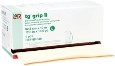 Lohmann & Rauscher Tg Grip, Size E, 8.75cm x 10m, Elasticated Tubular Compression Bandage for Light & Comfortable Support, Sleeve for Sprains, Strains, Soft Tissue Injuries, Skin Friendly Stockinette in Saudi Arabia