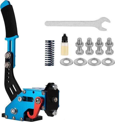 64 Bit USB PC Handbrake, Sim Handbrake is used for PC simulation racing games, compatible with G29/G920/T300/T500/T150, and applicable to games：DiRTRally/DiRT4/Project CARS/DRIVECLUB/Asset to Corsa/WRC9.(with clamp,Black) in Kuwait