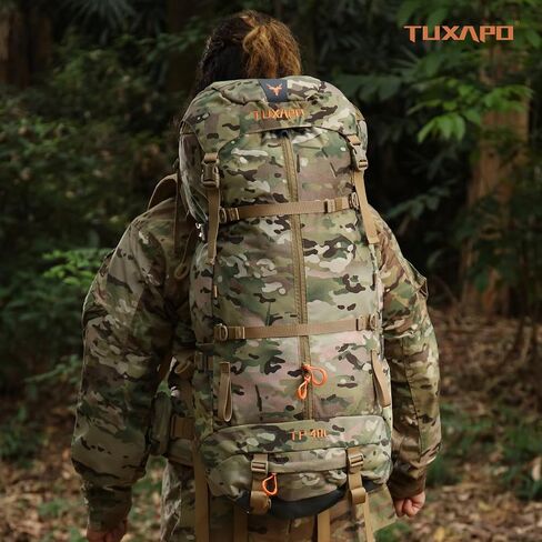 Internal Frame Hunting Backpack 40L Long-Lasting Large Capacity Day Pack for Rifle Bow Gun Outdoor Gear in Saudi Arabia