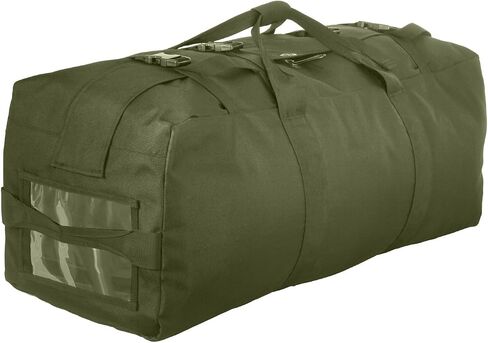 Rothco Enhanced Duffle Bag with Backpack Straps – Great for Travel, Camping, Sports, Gym, and More – 76L Storage Capacity – Coyote Brown in Saudi Arabia