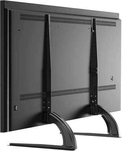 حامل تلفزيون عالمي MOUNTUP، حامل تلفزيون على الطاولة لمعظم أجهزة تلفزيون LCD بشاشة مسطحة مقاس 32-65 بوصة، ساق تلفزيون قابلة للفصل تناسب الحد الأقصى VESA 800x600 مم، قاعدة تلفزيون مع 3 تعديلات للارتفاع، تحمل ما يصل إلى 88 رطل MU1010 in Kuwait