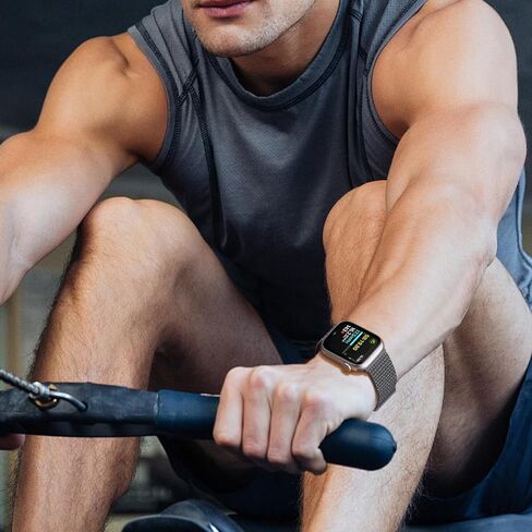 حزام رياضي متوافق مع أحزمة ساعة Apple للرجال 44 مم 46 مم 45 مم 49 مم 42 مم 38 مم 40 مم 41 مم للنساء، أشرطة نايلون مضفرة قابلة للتمدد لسلسلة iWatch 10/9/8/7/6/5/4/3/2/1/SE/ الترا in Kuwait