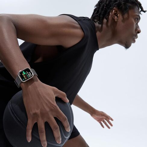 حزام رياضي متوافق مع أحزمة ساعة Apple للرجال 44 مم 46 مم 45 مم 49 مم 42 مم 38 مم 40 مم 41 مم للنساء، أشرطة نايلون مضفرة قابلة للتمدد لسلسلة iWatch 10/9/8/7/6/5/4/3/2/1/SE/ الترا in Kuwait