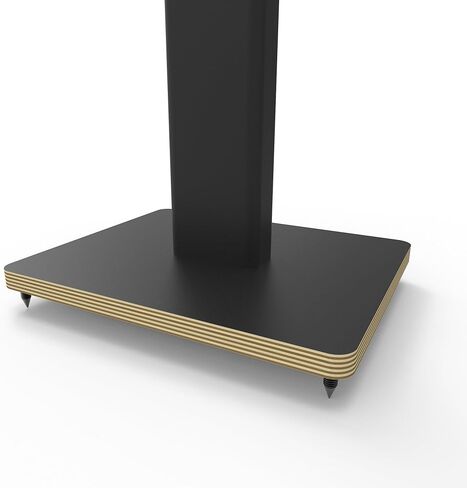 Kanto ST34P 34 بوصة حامل مكبر صوت أرضي عالمي لمكبرات صوت رف الكتب حتى 30 رطلاً (13.6 كجم) | صوت محسن | إدارة الكابلات المخفية | تصميم خالد، فولاذ أسود مع قاعدة من الخشب الرقائقي النهائي | زوج in Kuwait