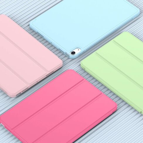 حافظة iMieet iPad Air 11 بوصة M4/M3/M2(2026/2025/2024)، حافظة iPad Air الجيل الخامس/4th 2022/2020 10.9 بوصة مع حامل قلم رصاص، حافظة ذكية بحامل ثلاثي الطي مع ظهر ناعم من مادة TPU (أسود) in Kuwait