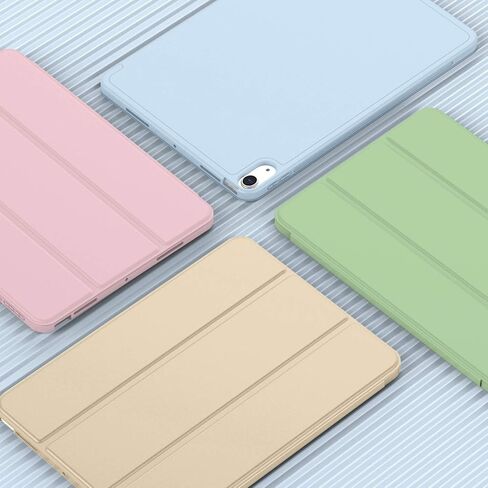 iMieet iPad Air 11 Inch Case M2 2024, iPad Air 5th/4th Generation Case 2022/2020 10.9 Inch with Pencil Holder, Trifold Stand Smart Case(Pink) in Kuwait