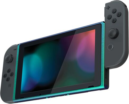 غلاف غلاف DIY أبيض متطرف لوحدة تحكم Nintendo Switch، إطار أمامي بديل لوحدة تحكم Nintendo Switch مع أزرار طاقة لرفع مستوى الصوت - وحدة التحكم غير متضمنة in Saudi Arabia