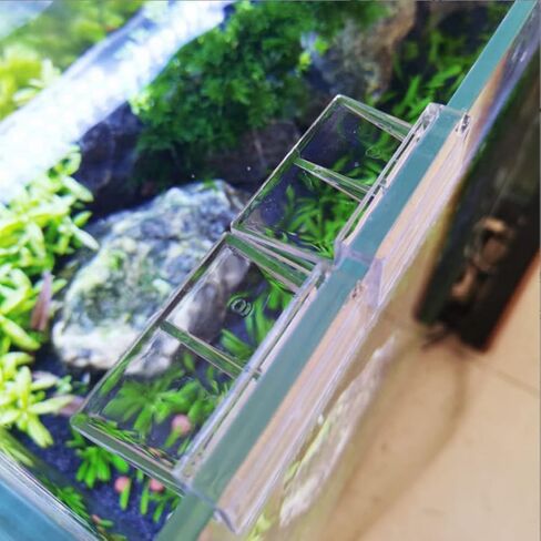 Hffheer 20Pcs Aquarium Glass Cover Clip Acrylic Universal Lid Clips for Rimless Aquariums Clear Color Acrylic Aquarium Glass Cover Holder(12mm) in Kuwait