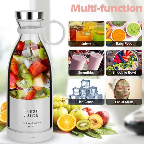 Personal Size Blender, Portable Blender, Battery Powered USB Blender Small Blender, Blender, Hand Blender, Cup Blender in Saudi Arabia