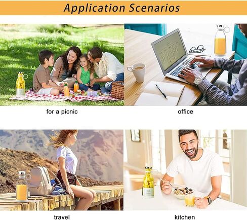 Personal Size Blender, Portable Blender, Battery Powered USB Blender Small Blender, Blender, Hand Blender, Cup Blender in Saudi Arabia